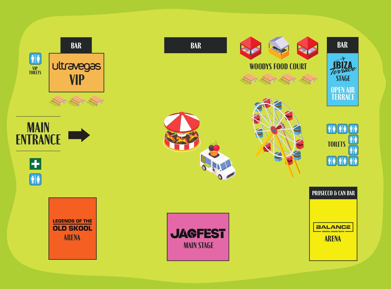 Cambridge Dance Festival 2026 Site Map